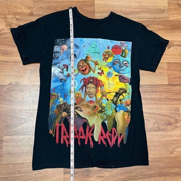 Trippie Redd Mens Black Crew Neck Lifes a Trip Album Short Sleeve T-Shirt Small - Picture 5 of 7